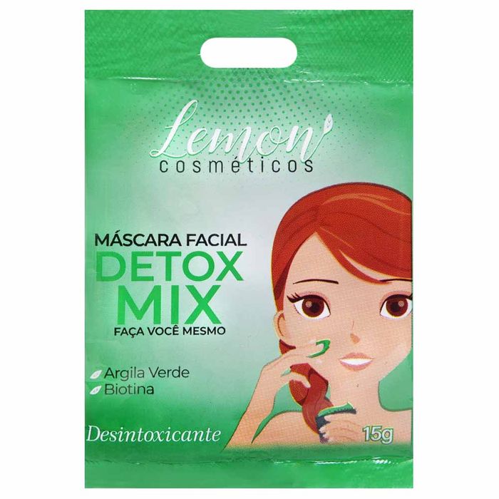 Máscara Facial Detox Mix Argila Verde 15g Avenca Kgel