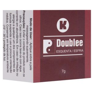 Doublee Pomada Excitante Esquenta Esfria 7g Kgel