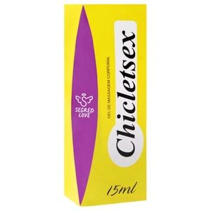 Chicletsex Gel Comestivel 15ml Segred Love