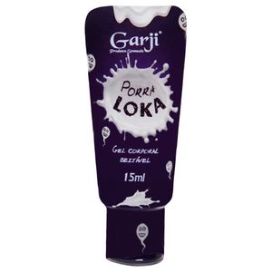 Porra Loka Gel Beijavel Esperma 15ml Garji