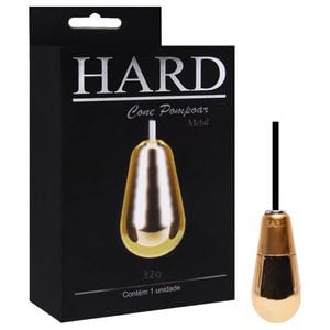 Cone Vaginal Em Metal Cor Dourado 32g Hard