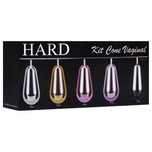 Kit Cone Vaginal Metal 05 Unidades Hard