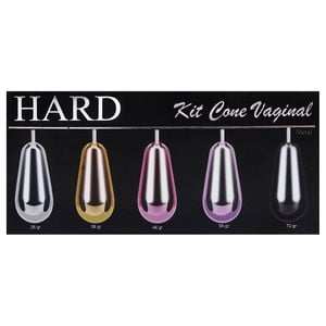 Kit Cone Vaginal Metal 05 Unidades Hard