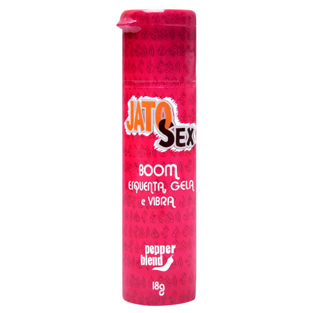 Jato Sex Boom Esquenta Gela E Vibra Gel 18ml Pepper Blend Gall Sex Shop