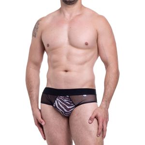 Cueca Sunga Tule Frente Zebra Sd Clothing