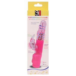 Vibrador Rotativo Rabbit Dupla Estimulacao Sexy Import