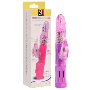 Vibrador Rotativo Rabbit Dupla Estimulacao Sexy Import