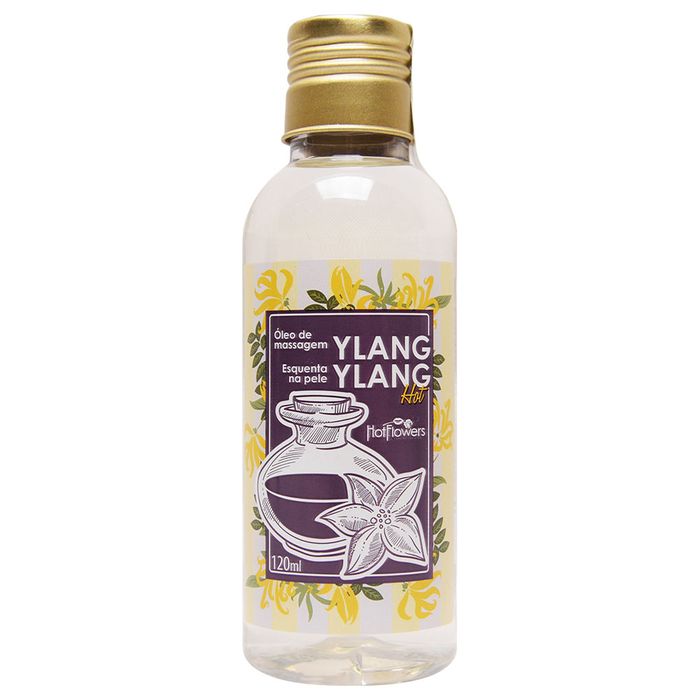 Ylang Ylang óleo Para Massagem Hot 120ml Hot Flowers