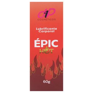 Epic Hot Lubrificante Corporal 60g D4p Sex