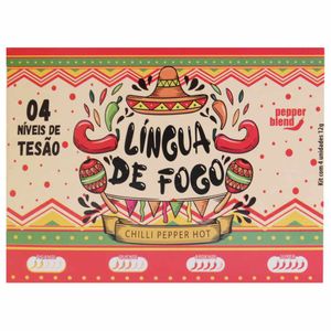 Lingua De Fogo 4 Niveis De Tesao Pepper Blend