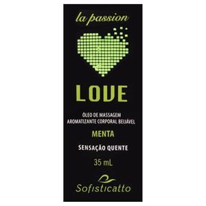 Love Hot Oleo Beijavel Massagem 35ml Sofisticatto