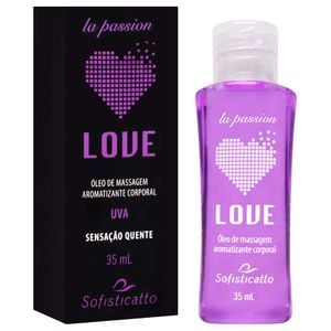 Love Hot Oleo Beijavel Massagem 35ml Sofisticatto