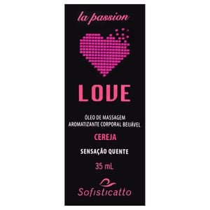 Love Hot Oleo Beijavel Massagem 35ml Sofisticatto