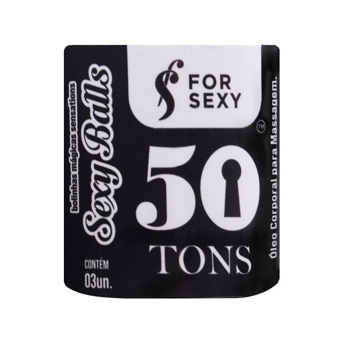 50 Tons Sexy Balls Bolinha Anal 03 Unidades For Sexy