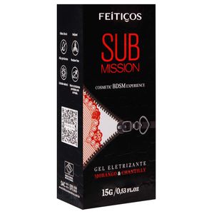 Submission Gel Beijo De Sudito Eletrizante 15g Feiticos