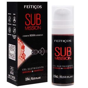 Submission Gel Beijo De Sudito Eletrizante 15g Feiticos