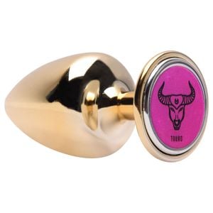 Plug Anal M Metal Dourado Signos Hard