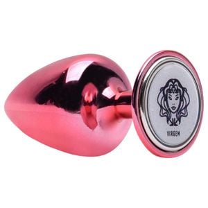 Plug Anal M Metal Vermelho Signos Hard