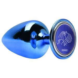 Plug Anal M Metal Azul Signos Hard