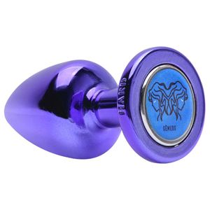 Plug Anal G Metal Lilas Signos Hard