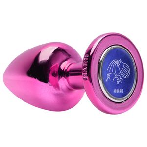 Plug Anal G Metal Rosa Signos Hard