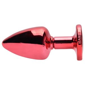 Plug Anal G Metal Vermelho Signos Hard