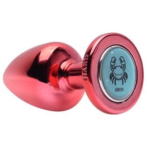 Plug Anal G Metal Vermelho Signos Hard