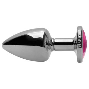 Plug Anal Metal G Com Pedra Colorida Hard