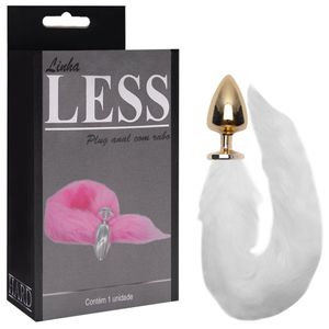 Plug Anal Less G Dourado 50cm Hard