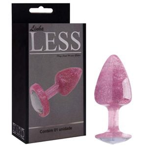 Plug Anal Less M Abs Com Glitter Hard