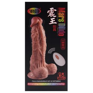 Penis Realistico 20 Vibracoes Mars Dildo 205cm Vipmix