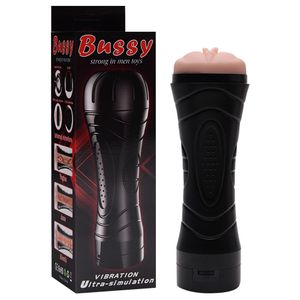 Masturbador Vagina Cyberskin Vibrador Bussy Vipmix