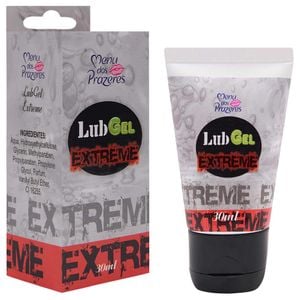 Lub Gel Extreme Lubrificante Hot 30ml Menu Dos Prazeres