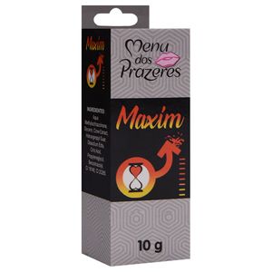 Maxim Prolonga Erecao 10g Menu Dos Prazeres