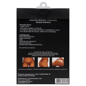 Vibration Calcinha Comestivel Soluvel Intt