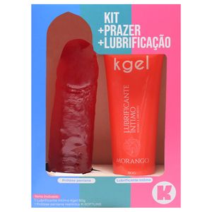 Kit K Softline Lubrificante Penis De Borracha Kgel