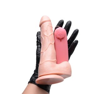 Penis De Borracha Vibrador Ventosa 19 X 4cm Gtoys