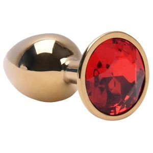 Plug Anal Aco Dourado Pedra Vipmix