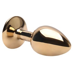 Plug Anal Aco Dourado Pedra Vipmix