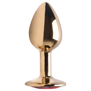 Plug Anal Aco Dourado Pedra Vipmix