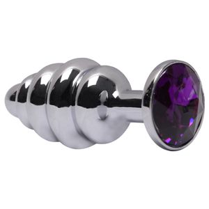 Plug Anal Metal Escalonado 7cm Sexy Import