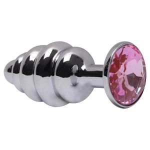 Plug Anal Metal Escalonado 7cm Sexy Import