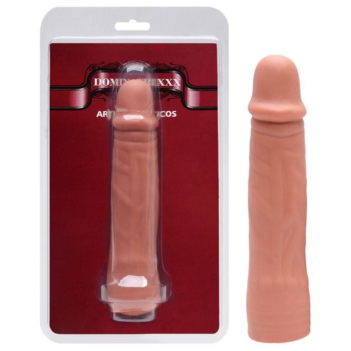 Pênis De Borracha Maciço 19 X 3,6cm Dominatrixxx