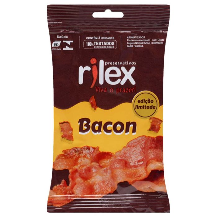 Preservativo Bacon 03 Unidades Rilex