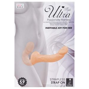 Penetrador Strapless Com Plug Vaginal Baile Vipmix