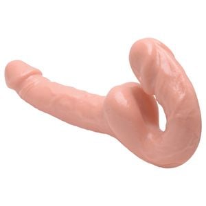 Penetrador Strapless Com Plug Vaginal Baile Vipmix