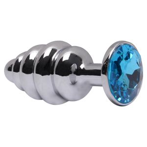 Plug Anal Metal Escalonado 7cm Sexy Import