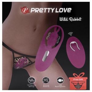 Calcinha Vibratoria Wireless Wild Rabbit Vipmix