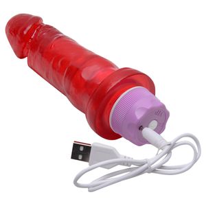 Vibrador Usb Recarregavel 155 X 37cm 10 Vibracoes Kgel