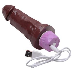 Vibrador Usb Recarregavel 17 X 4cm 10 Vibracoes Kgel